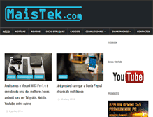 Tablet Screenshot of maistek.com
